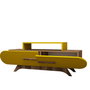 Hanah Home Soporte para TV Nogal y Amarillo